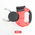 thumbnail image 1 of Laisse Rétractable Double Rouge pour Chien avec Longueur Réglable – Solution de Marche Extérieure Durable et Portable pour Petits à Moyens Animaux, Harnais et Outil de Traction Faciles à Utiliser pour un Contrôle Sûr et Confortable pendant, 1 of 5
