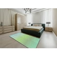 thumbnail image 5 of Ahgly Company Machine Washable Indoor Rectangle Transitional Green Area Rugs, 7' x 10', 5 of 7