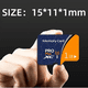 thumbnail image 3 of Memoria Micro SD de alta velocidad 1024 GB, formato SDXC, clase C10/U3/V30/A2, soporte 4K UHD y Full HD, apta para teléfonos, tabletas, cámaras y dispositivos Android – incluye adaptador SD, 3 of 7