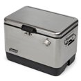 thumbnail image 1 of Coleman Glacière Ceinturée en Acier Inoxydable 54-Qt, Argent, 1 of 10