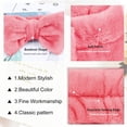 thumbnail image 2 of Diadema de spa – Paquete de 2 bandas para el cabello con lazo para mujer, banda para la cabeza de maquillaje facial, envolturas para la cabeza de forro polar de coral suave para ducha, lavado de cara Ormromra WMPH-827-4, 2 of 7