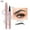 Gray, variant on KerineCC Upgraded Waterproof Microblading Eyebrow Pen, 3D Microblading Eyebrow Pencil, 4-Tip Waterproof Long-lasting Eyebrow Pencil, Natural Makeup Fine Stroke Magic Eyebrow Pencil Last All-Day(Black)
