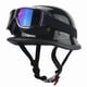 thumbnail image 2 of Casco de moto WMOOMW, gorra fina con forma de calavera, medio retro, brillante, XL, 2 of 6
