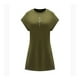 thumbnail image 1 of Vestido de verano para mujer, ropa de calle femenina, vestido de cuello redondo para caminar y desplazarse L, 1 of 7