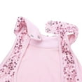 thumbnail image 4 of Haitryli Costume de Danse Lyrique pour Femmes Justaucorps à Paillettes Robe Maxi en Tulle Rose P, 4 of 9