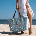 thumbnail image 3 of Wukai Watermelons Dachshunds Print Zipper Bag,large Beach Tote Bag,Waterproof Sandproof Bag,Grocery and Picnic Tote Travel Bag, 3 of 5