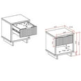 thumbnail image 3 of Granville Nightstand 1.0 made from Solid Wood in Black - Set of 2, 3 of 12