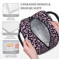 thumbnail image 5 of Haiem Flower Printed Lunch Bag Women, Lunch Box Lunch Bag for Women, Small Leakproof Cute Lunch Tote Large Capacity Reusable Insulated Cooler Lunch Container, 5 of 6