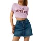 thumbnail image 3 of VISgogo Mujeres Casual Crop Tops, Adultos Letra y Corazón y Estampado de Flores Camiseta de Manga Corta Cuello Redondo VISgogo moda, 3 of 9