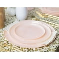 thumbnail image 2 of The Edge Collection 10" Pink Round High-End Plastic Plates: 120CT, 2 of 4