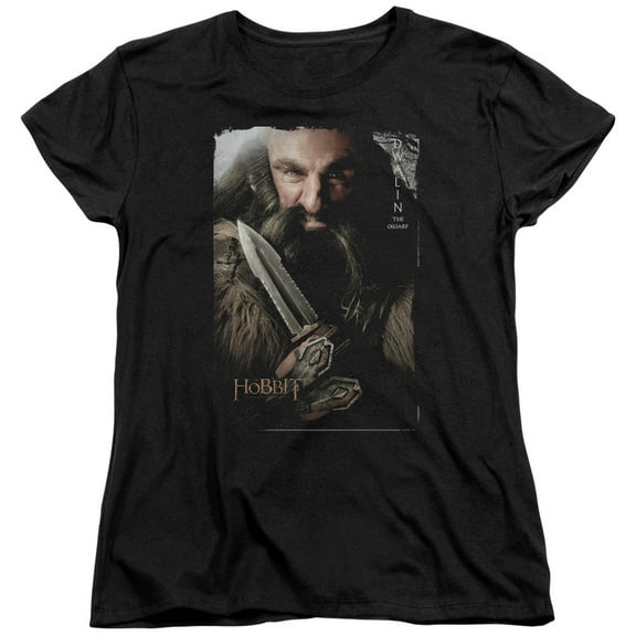 The Hobbit Dwalin S/S Women's T-Shirt Black
