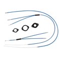 thumbnail image 3 of BMX Bike Brake Cable Set Gyro Brake Cables Front and Rear Brake Set Bicycle Brake Cable Housing with Spinner Rotor Bike Replacement Part(Blue), 3 of 6