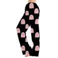 thumbnail image 7 of Zorvxlyn Halloween Pajamas Pants for Women Boo Ghost Pumpkin Graphic Womens Pj Bottoms Drawstring Elastic Waist Comfy Lounge Pants Women, 7 of 7