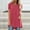Hot Pink, variant on loopsun Womens Tops,Womens Plus Size Tops,Women's Summer Solid Round Neck Loose Short Sleeve Tops T-shirt Blouse Green L