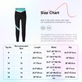 thumbnail image 6 of Yruioon Girls Gymnastics Dance Tights Active Sports Leggings Figure Ice Skating Pants Light Purple 8, 6 of 6