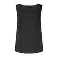 thumbnail image 4 of Ahuyic Womens Plus Size Sleeveless Top,Summer Casual Blouse For Women,Fashionable Women's Spring And Summer Casual Solid Color V-Neck Sleeveless, 4 of 5