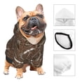 thumbnail image 3 of Fotbe Coffee pots Sudadera con Estampado para Perros Pequeños – Suéter con Capucha para Mascotas, Tela Suave de Forro Polar con Bolsillo-Large, 3 of 7