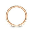 thumbnail image 4 of 1/2 Carat (Ctw Color H-I, I1-I2) Ladies 14K Rose Pink Gold Diamond Eternity Wedding Band Ring, 4 of 6