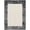 Ivory Black, variant on Nourison Pacific Shag 7'10" x 9'10" Ivory Grey Shag Indoor Area Rug