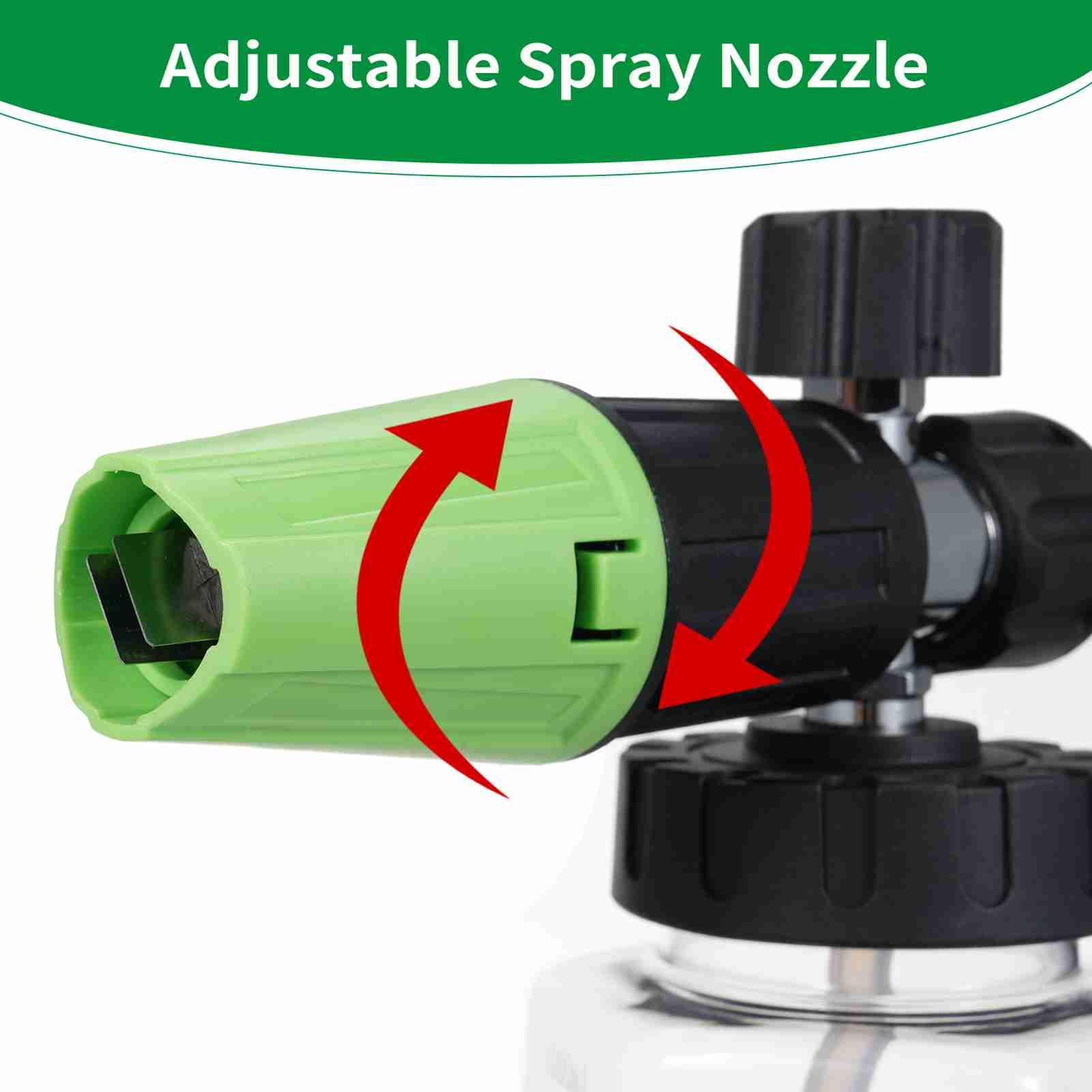 Foam Foam Cannon, Car Foam Blaster Wide Neck Soap Sprayer For Pressure Washer With 1/4'' Quick Connector, 1L Transparent Bottle