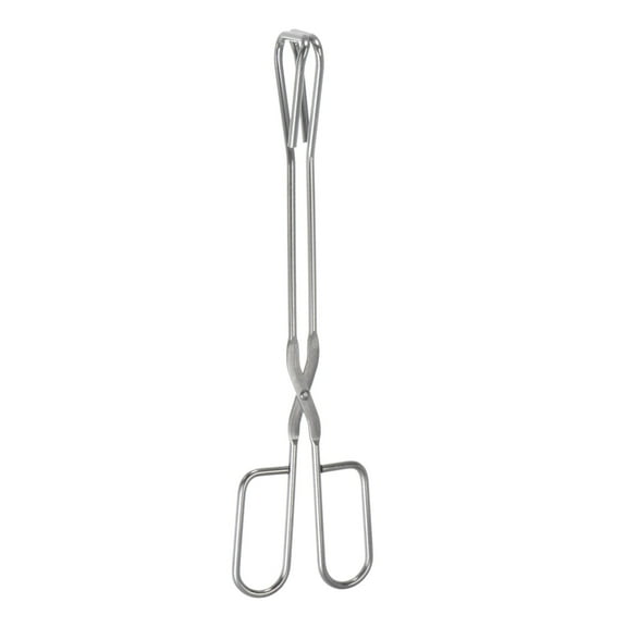 Uxcell Stainless Steel Scissor Tongs 12" Barbecue Grilling Tongs with Handles for Cooking Barbecue Bread