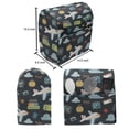 thumbnail image 5 of Airplane Lounger Chair Bag, Doodle Style Inspired Motifs of Suitcases Clouds Stars Cameras One Way Ticket, High Capacity Storage with Handle Container, Lounger Size, Multicolor, by Ambesonne, 5 of 5