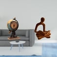 thumbnail image 2 of Figura de escritorio,Reloj de mesa con figura de globo terráqueo,decoración para oficina y hogar,Reloj de escritorio,figura decorativa,decoración para el hogar,Figura del pensador, 2 of 8