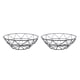 thumbnail image 4 of Toystoory Cesta de fruta de escritorio creativa para sala de estar, cesta de almacenamiento de aperitivos de hierro para cocina, escurridor de platos de Negro 2piezas Toystoory CBP108155, 4 of 5