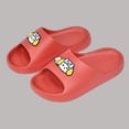 thumbnail image 7 of ITSAME Slippers for Girls, Open Toe Quick-Dry Comfy Anti-Slip Summer Bathroom Shower Slippers for Kids Red 13-13.5(Big Kids), 7 of 7