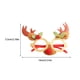 thumbnail image 4 of Matsuzay Marco de gafas de Navidad para fiestas, vacaciones, Bar, Hotel, oficina, cafetería, decoración bonita, accesorio para fotos, gafas Kits de decoración para fiestas Animal rojo, 4 of 6
