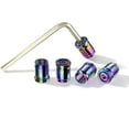 thumbnail image 4 of Tapones antirrobo para válvulas de neumáticos Dsycar Metal Bullet (paquete de 8), 4 of 8