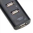 thumbnail image 3 of 4X USB Hub 2.0 Divisor de Concentrador de Alta Velocidad Adaptador de Concentrador USB de 4 Puertos para Computadora Portátil Receptor Accesorios de Computadora Negro, 3 of 4
