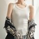 thumbnail image 1 of Chaleco de punto roscado para mujer, traje con cabestrillo pequeño para primavera y otoño, ropa exterior de talla grande, Top sin mangas, 1 of 4