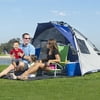 lightspeed outdoors quick cabana beach tent sun shelter, blue