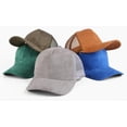 thumbnail image 7 of Suede Mesh Back Baseball Cap for Men Women Trendy 6-Panel Baseball Hats Sports Hat Sun Hat for Outdoor, 7 of 7