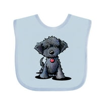 Inktastic Black Doodle Puppy Boys or Girls Baby Bib