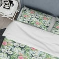 thumbnail image 4 of Designart 'Wedding Flowers in White & Yellow Roses' Traditional Duvet Cover Set, 4 of 4