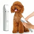 thumbnail image 4 of Pet Hair Clipper, 4 in 1 Dog Clipper, Cat Clipper, Pet Nail Grinder Four Replaceable Cutter Heads Wireless Pet Shaver for Body, Ears, Feet, Nails(white), 4 of 8