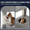 thumbnail image 5 of Vibrant Life 50inch Cat Tree Tower with Large Condo and Perch for Indoor Cats, Light Gray, 5 of 10