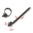 thumbnail image 2 of 50pcs Car Fasteners Nylon Cable Tie Wrap Fixed Fastener Clips Car Hose Fastening Zip Strap Kit 92mmx5mm Can Release Auto Clamp, 2 of 8