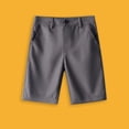 thumbnail image 2 of Ruyang Youth Boys Golf Shorts Flat Front Adjustable Waist Shorts Khaki Chino Causal Athletic Shorts with Pockets 3-15 Years, 2 of 9