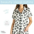 thumbnail image 3 of Hello Mello Bow So Lovely Lounge Short Sleeve Pajama Tops, Bow So Lovely X-Large/XX-Large (Women's), 3 of 10
