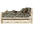 thumbnail image 1 of Montana Woodworks MWSBKV Montana Collection King Bed with Storage, Clear Lacquer Finish, 1 of 1