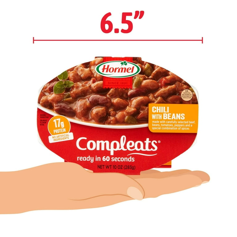 chilitoma様 HORMEL COMPLEATS, Savory Chili w/Beans, Shelf Stable, 10 oz