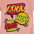 thumbnail image 3 of Instant Message - Pop Art Bubbles - Toddler & Youth Girls Short Sleeve Graphic T-Shirt, 3 of 6