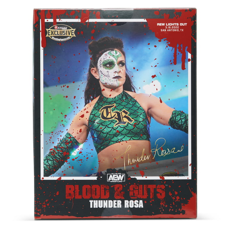 Thunder Rosa (Lights Out) - AEW Ringside Exclusive Jazwares AEW Toy  Wrestling Action Figure