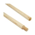 thumbnail image 2 of Boardwalk BWK121 0.94 in. Diameter x 54 in. Lacquered Hardwood Threaded End Broom Handle - Natural, 2 of 6