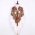 thumbnail image 2 of Ycuke Ponchos for Women Silk Shawl Wraps for Women Lightweight Shawl Evening Dress Shrug and Wraps Dress Cover Up formal Shawl Wraps for Women Summer Summer Shawl White One Size, 2 of 5
