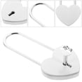 thumbnail image 2 of 1PC en Forme de Coeur Cadenas Mariage Voyage Fournitures Cadenas, 2 of 6