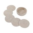 thumbnail image 1 of Corde de Coton Tissée Velours Mat Napperon Isolant Thé Coaster Pad 6Pcs, 1 of 9